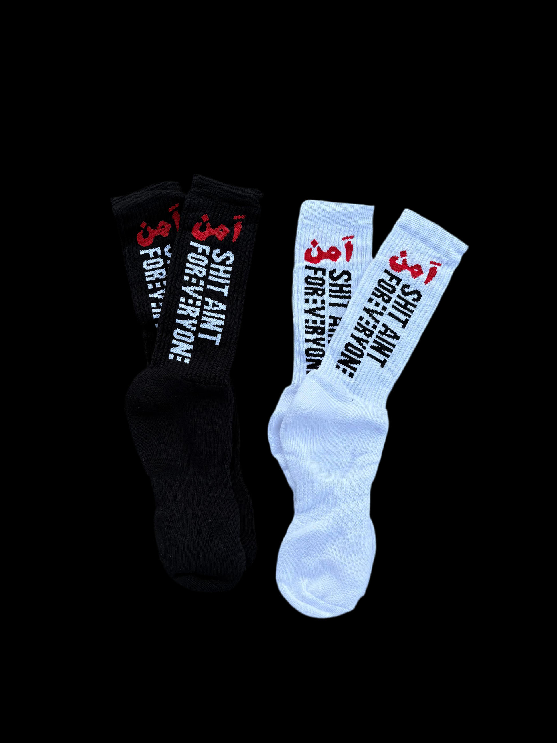 SAFE Slogan Socks